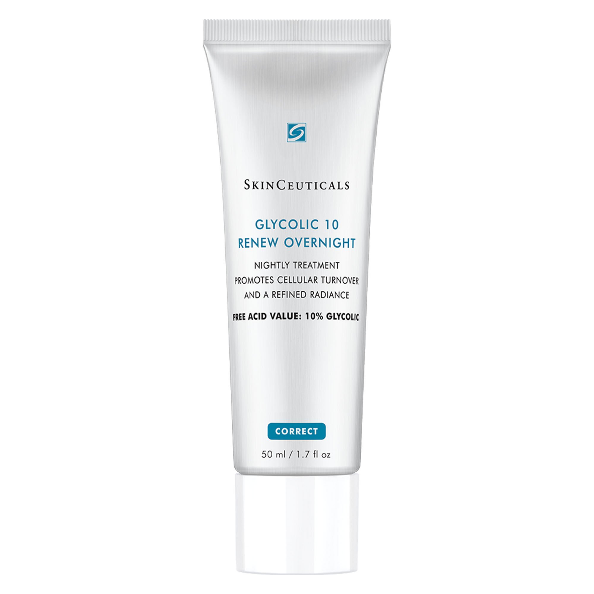 glycolic-10-renew-overnight-3606000480926-skinceuticals SkinCeuticals Glycolic 10 Renew Overnight Ночной обновляющий крем с AHA-кислотами 50 мл — изображение 1